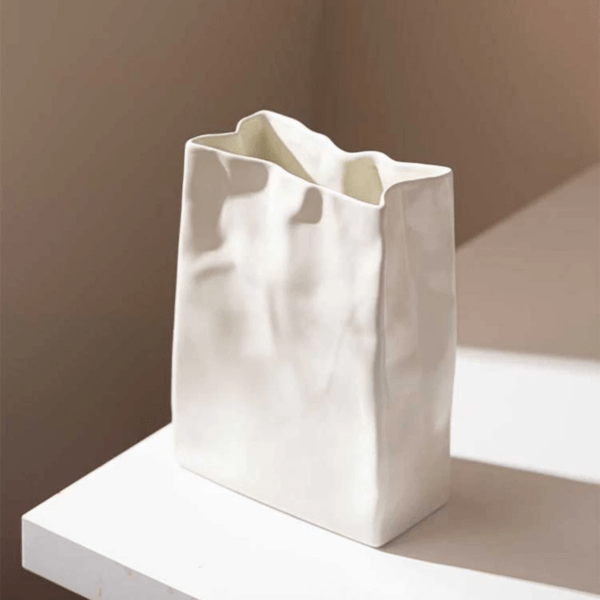 Paper Ceramic Vase : แจกันเซรามิค สไตล์โมเดิร์นมินิมอล